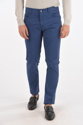 ID Stretched Cotton Pants with 5 pockets