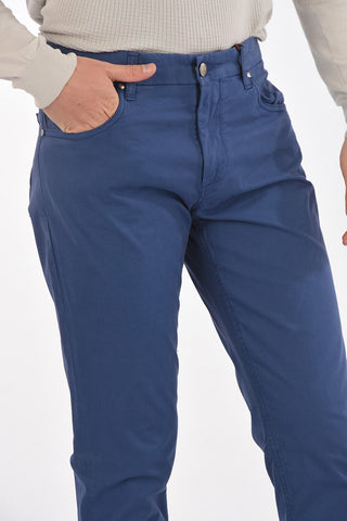 ID Stretched Cotton Pants with 5 pockets