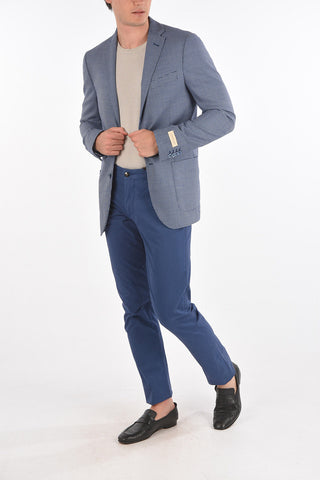 Blazer EASY in Lana con Motivo Minicheck