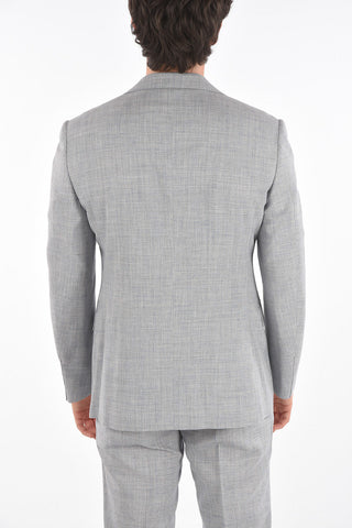 2 Button Half-lined Suit with Flap Pockets