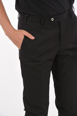 Pantaloni Slacks ACADEMY in Lana Vergine