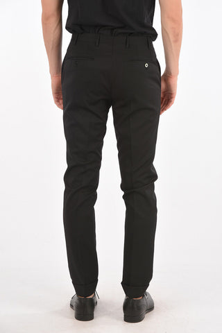 Pantaloni Slacks ACADEMY in Lana Vergine