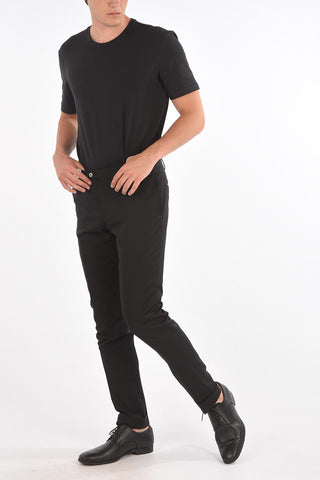Pantaloni Slacks ACADEMY in Lana Vergine
