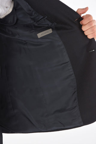 Wool and Silk CERIMONY ACADEMY 3-piece Suit with Peak Lapel