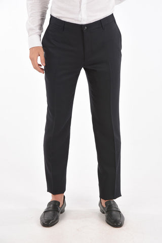 Wool and Silk CERIMONY ACADEMY 3-piece Suit with Peak Lapel