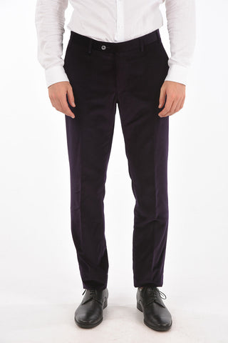 Shawl Lapel ACADEMY Pinstriped Velvet Suit