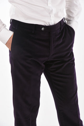 Shawl Lapel ACADEMY Pinstriped Velvet Suit