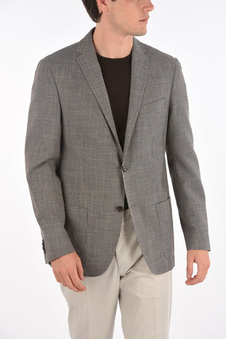 CC COLLECTION Virgin Wool Flax Blend RIGHT Blazer