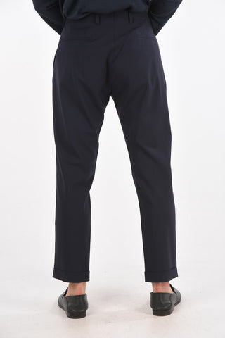 CC COLLECTION Pantaloni in Misto Lana Vergine a Una Pince