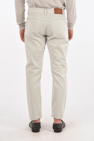 ID LUXURY DENIM 5-pocket Denim Pants with Logo Embroidery