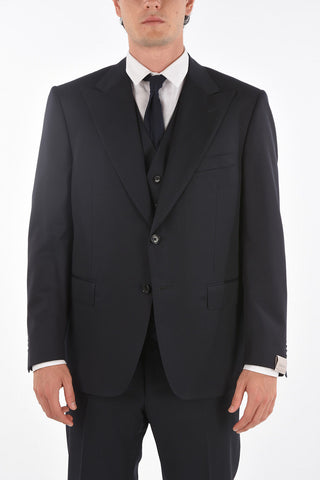 3-Piece MANTUA Virgin Wool Suit