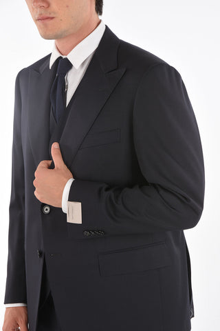 3-Piece MANTUA Virgin Wool Suit