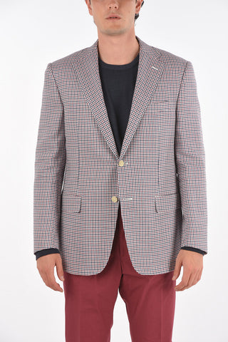 Tattersall Checkered MANTUA  Blazer with Notch Lapel