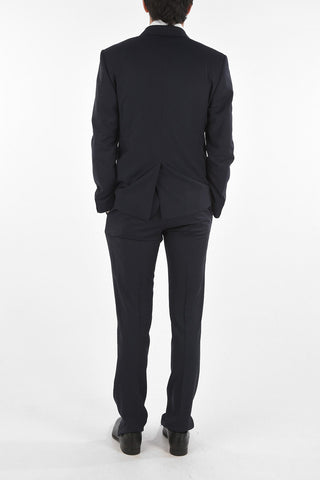 Stretched Virgin Wool CERIMONY ACADEMY 3-piece Suit with Shawl Lapel