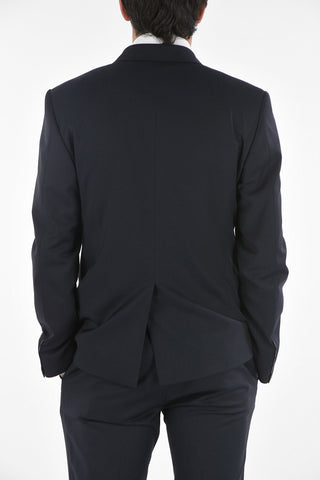 Stretched Virgin Wool CERIMONY ACADEMY 3-piece Suit with Shawl Lapel