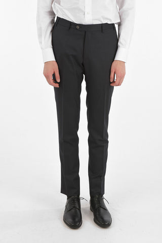 Virgin Wool CERIMONY ACADEMY 3-piece Suit with Crackle Effect Pattern