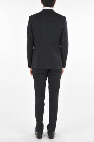 CC COLLECTION Virgin Wool CERIMONY RESET 3-piece Suit with Pinstripe Pattern