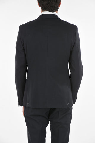 CC COLLECTION Virgin Wool CERIMONY RESET 3-piece Suit with Pinstripe Pattern