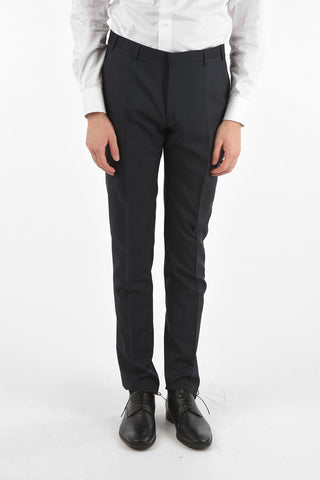 CC COLLECTION Virgin Wool CERIMONY RESET 3-piece Suit with Pinstripe Pattern