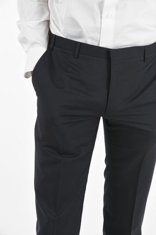 CC COLLECTION Virgin Wool CERIMONY RESET 3-piece Suit with Pinstripe Pattern