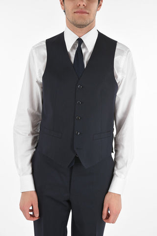 CC COLLECTION Virgin Wool Blend CERIMONY REFINED 3-piece Suit
