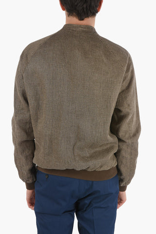 CC COLLECTION Bomber Reversibile SANTA in Misto Cotone