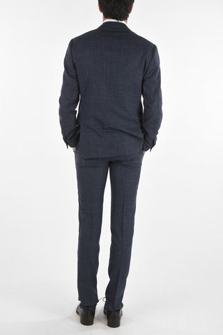 Wool Flax Silk ACADEMY SOFT Suit with Notch Lapel
