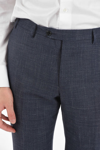 Wool Flax Silk ACADEMY SOFT Suit with Notch Lapel
