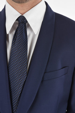 CC COLLECTION Virgin Wool CERIMONY SLIM Suit with Shawl Lapel
