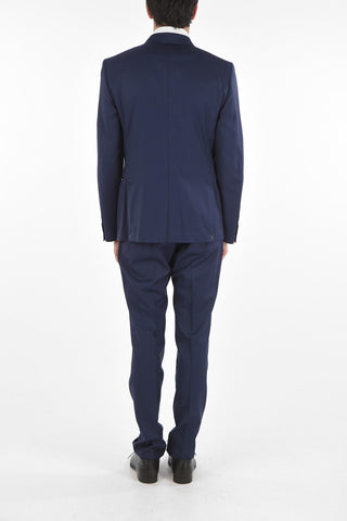 CC COLLECTION Virgin Wool CERIMONY SLIM Suit with Shawl Lapel