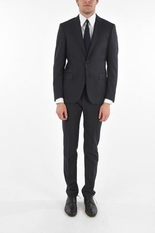 Virgin Wool RIGHT Suit with Bird's Eye Pattern