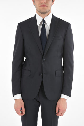 Virgin Wool RIGHT Suit with Bird's Eye Pattern