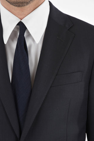 Virgin Wool RIGHT Suit with Bird's Eye Pattern