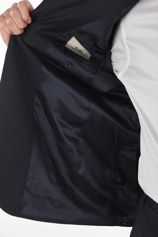 Virgin Wool RIGHT Suit with Bird's Eye Pattern