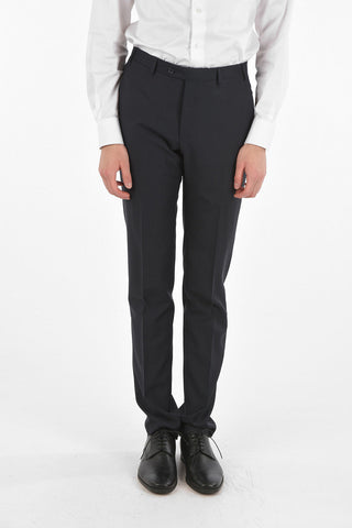 Virgin Wool RIGHT Suit with Bird's Eye Pattern