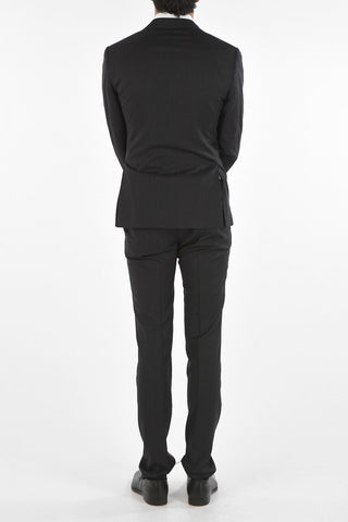 2 Button ACADEMY Virgin Wool Suit with Flap Pockets