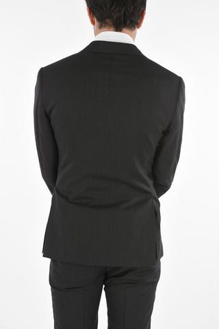 2 Button ACADEMY Virgin Wool Suit with Flap Pockets