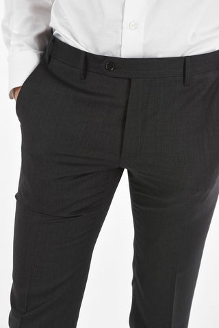 2 Button ACADEMY Virgin Wool Suit with Flap Pockets