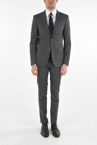 CC COLLECTION Virgin Wool RESET Glen Checkered Suit