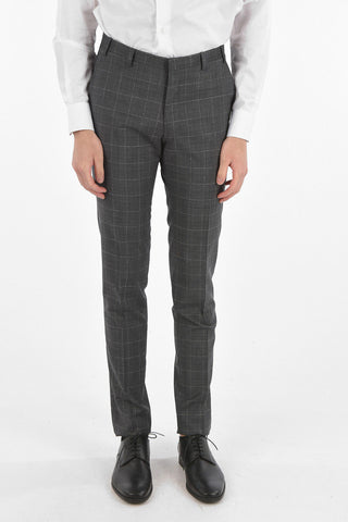 CC COLLECTION Virgin Wool RESET Glen Checkered Suit