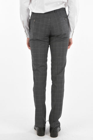 CC COLLECTION Virgin Wool RESET Glen Checkered Suit