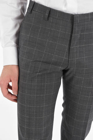 CC COLLECTION Virgin Wool RESET Glen Checkered Suit