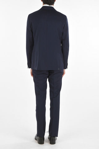 CC COLLECTION Side Split RIGHT Pinstriped Suit
