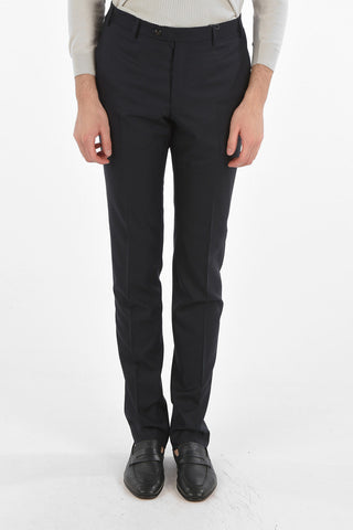 Pantaloni Slacks in Lana Vergine