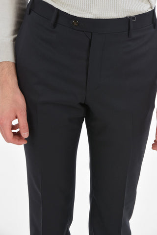 Pantaloni Slacks in Lana Vergine