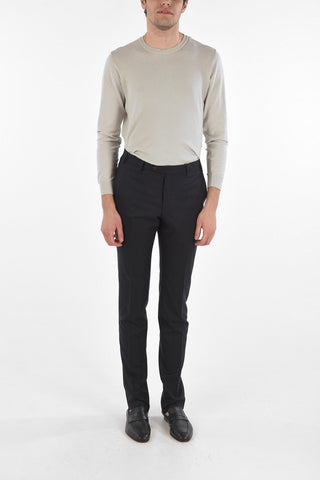 Pantaloni Slacks in Lana Vergine