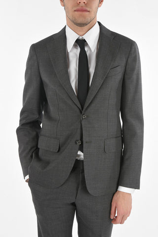 CC COLLECTION Virgin Wool RETAILORED Suit with Notch Lapel