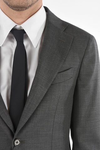 CC COLLECTION Virgin Wool RETAILORED Suit with Notch Lapel