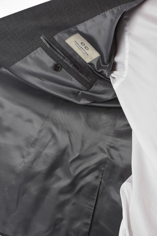 CC COLLECTION Virgin Wool RETAILORED Suit with Notch Lapel