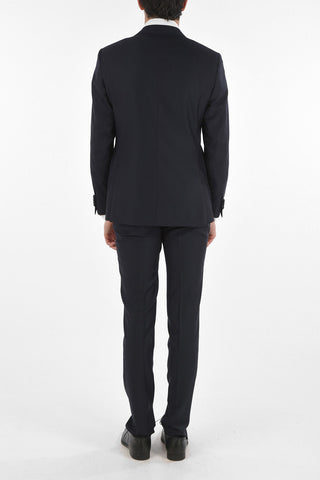 CC COLLECTION Satin Peak Lapel CERIM.RIGHT Virgin Wool Suit